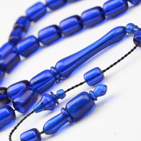 Kapsül Kesim 12X8 mm Ateş Kehribar Sistem  Püsküllü Tesbih