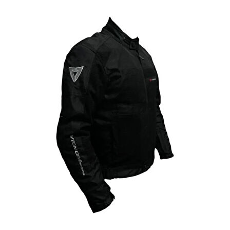 Venom Motosiklet Montu Dynamic 4 Mevsim Siyah-Gri 