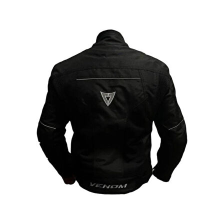 Venom Motosiklet Montu Dynamic 4 Mevsim Siyah-Gri 