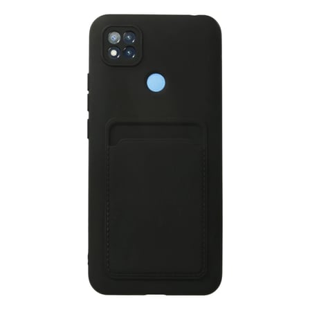 Xiaomi Redmi 9C Kılıf Kelvin Kartvizitli Silikon - Siyah
