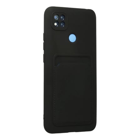 Xiaomi Redmi 9C Kılıf Kelvin Kartvizitli Silikon - Siyah