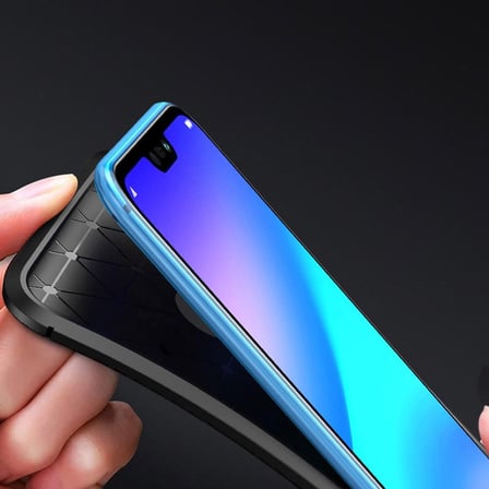 Gpack Samsung Galaxy A30 Kılıf Negro Karbon DizaynNano Glass