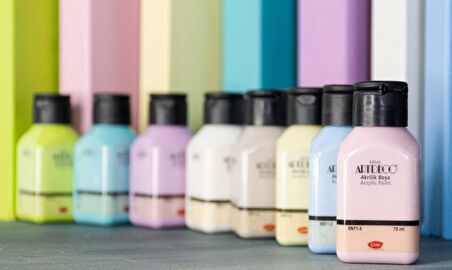 Artdeco Akrilik Boya 8x75ml Pastel Smoky Renkler Set