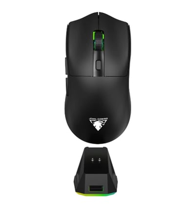 WD139 Manyetik Şarjlı BT+2.4GHZ 1600Dpı Ultra Hafif Şarjlı Kablosuz Oyuncu Mouse Oyuncu Faresi SİYAH