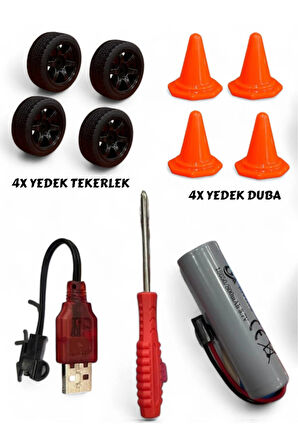 Uzaktan Kumandalı Şarzlı Dirift Araba 33657 