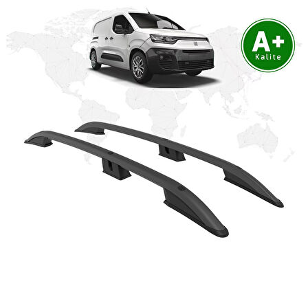 Fiat Doblo Panelvan Tavan Çıtası Uzun Şasi 2023 Model ve Sonrası Siyah