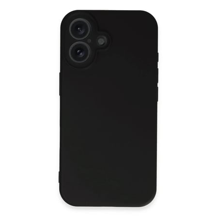 Apple iPhone 16 Kılıf First Silikon - Siyah