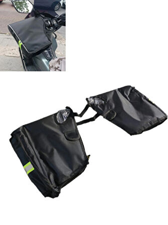 Motosiklet Rüzgarlığı - Reflektörlü El Koruma Rüzgarlık Kalın Model