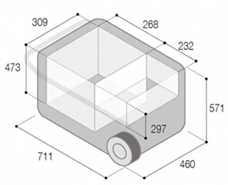 Vitrifrigo Portatif Buzdolabı-Dondurucu. Model VFT60 60 Litre