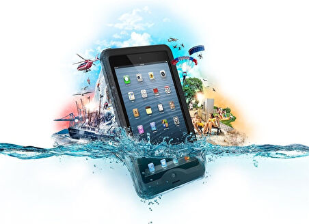 Apple iPad Mini LifeProof Nüüd Ultra Koruma Kılıfı - Siyah