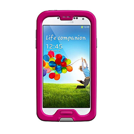 LifeProof Galaxy S4 Ultra Koruma Kılıfı Pembe-Gri