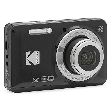 Kodak Friendly Zoom FZ55/5x Yakınlaştırma Dijital Fotoğraf Makinesi-Siyah