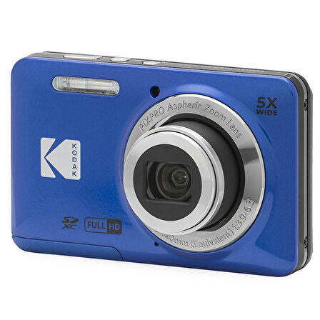 Kodak Friendly Zoom FZ55/5x Yakınlaştırma Dijital Fotoğraf Makinesi-Mavi