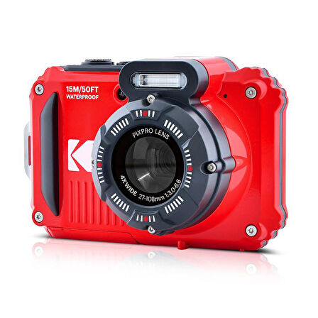 Kodak Pixpro WPZ2/4x Su Altı Fotoğraf Makinesi + 16GBSD + 2.LİTYUM PİL