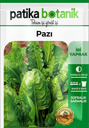 400 Adet Yerli Ata Geniş Yaprak Pazı Tohumu (10 Gram)