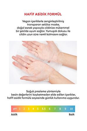 Stres Karşıtı Nemlendirici Vegan Yaprak Maske Talks Vegan Squeeze Sheet Mask (Hydro Booster)
