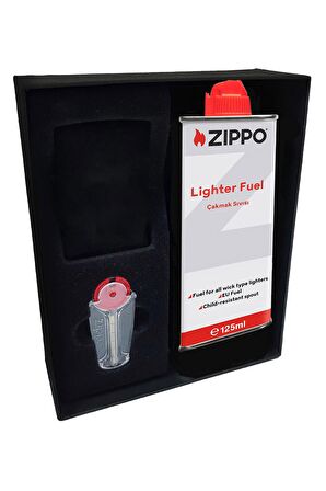 Hediyelik Zippo Kutu ikmal Seti Benzin Taş ve Hediyelik Kutu Seti