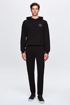 Twn Relaxed Fit Siyah Baskılı Sweatshirt 3ECE24ORT0240