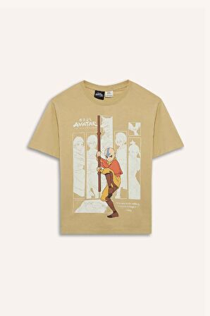 DeFacto Erkek Çocuk Avatar the Last Airbender Bisiklet Yaka Kısa Kollu Tişört E3105A825SMYL515