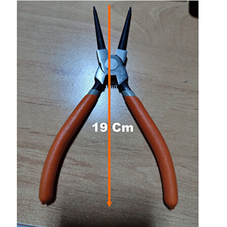 Segman Pensesi Sekman Pense  Izole Saplı Düz Segman Pensesi Düz Sekman Pense 19 Cm