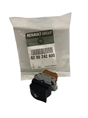 Ön Sol Cam Açma Düğmesi Renault Master 2 (Tekli) 8200242600 MAİS