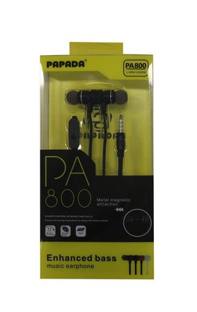 Papada Pa800 Siyah Renk Mikrofonlu Mıknatıslı Kulaklık