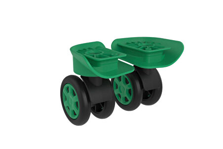 Keo-Plus PP Valiz Tekerleği Sağ ve Sol Yeşil Renk