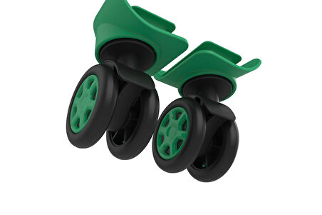 Keo-Plus PP Valiz Tekerleği Sağ ve Sol Yeşil Renk