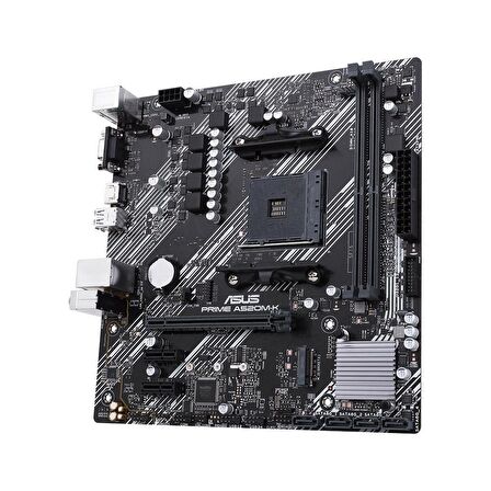 Asus Prime A520M-K DDR4 4600MHz mATX Anakart - AMD Ryzen 5 5600G AM4 İşlemci Tray - AMD Fan Set