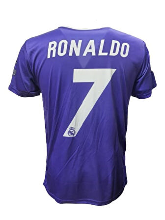 Real Madrid R01064 Ronaldo Nostalji Mor Forması - R01064 - Mor