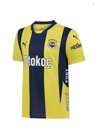 Fenerbahçe F02363 Çocuk Çubuklu İç Saha Forma 2024/2025 - Sarı