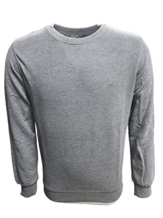 Rey Polo R02706 Erkek Basic Selanik Sıfır Yaka Sweatshirt