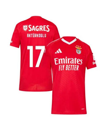 Kerem Aktürkoğlu K02712 Çocuk Benfica İç Saha Forması 2024-2025 - Kırmızı