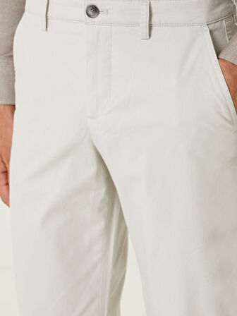 Heredot 30134 Erkek Slim Fit Chino Keten Pantolon - Heredot - Taş - ST01613-Taş-30