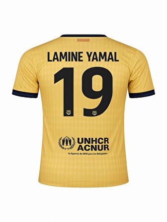 Barcelona B02847 Lamine Yamal  x Kobe Bryant Çocuk Deplasman Forma 25/26  - Sarı - ST02847-Sarı-116
