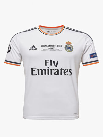 Real Madrid R02850 Cristiano Ronaldo 2014 Lizbon Şampiyonlar Ligi Forma - Beyaz - ST02850-Beyaz-M