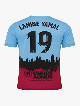 Barcelona B02851 Lamine Yamal Özel Tasarım Çocuk Forma - Mavi - ST02851-Mavi-116