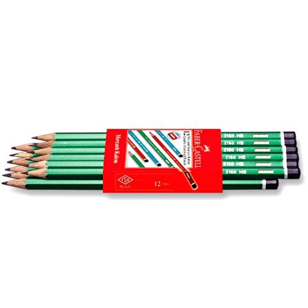 Faber-Castell Mercanlı Kurşun Kalem Kırmızı Kalem Ve 12 Li Kuru Sulu Keçeli Pastel Boya