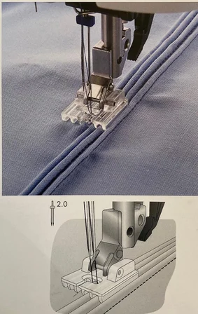PFAFF DÜZ NERVÜR SE NERVÜR VE NERVÜR SÜS  DİKİŞ SETİ - YENİ MODELLER İÇİN