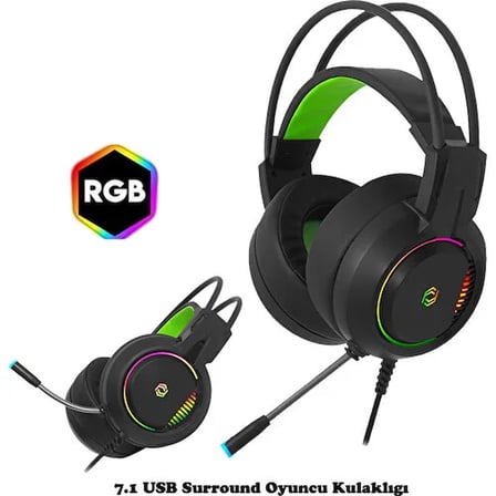Fhp-G1495B Hx7 7.1 Sanal Surround Gaming Mikrofonlu Kulaklık