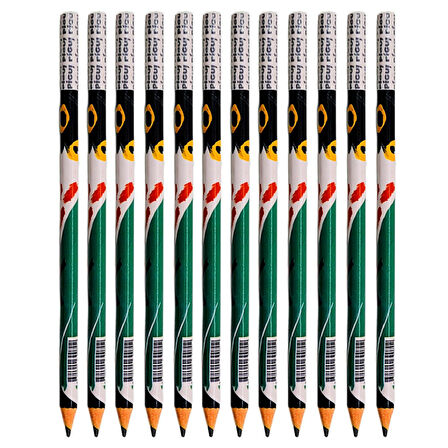 Gen-Of Pigui Karışık Desenler 18 Li Kurşun Kalem Seti