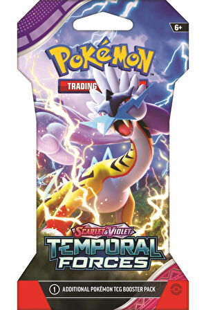 Pokemon Tcg Scarlet Violet Temporal Forces Sleeved Tek Booster Paket