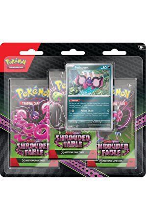 POKEMON TRADING CARD GAME SCARLET AND VIOLET SHROUDED FABLE 3 BOOSTER BLISTER