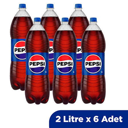 Pepsi Kola 2 Litre x 6 Adet
