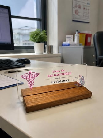 Pembe Stetoskop Seti I isimlik I Kişiye Özel Stetoskop I Kişiye Özel isimlik