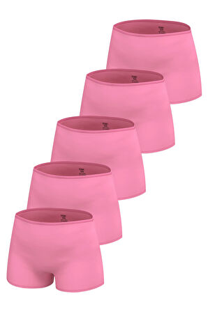 Öts Premium 5’li Kız Çocuk Boxer - Hediye Kutulu, Pamuklu Kumaş, Ultra Yumuşak, Esnek Kalıp, Etikets