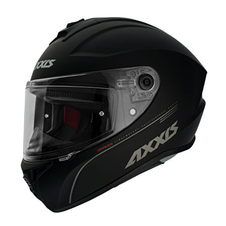 Axxis Kapalı Kask Draken S V.2 Solıd Mat Siyah