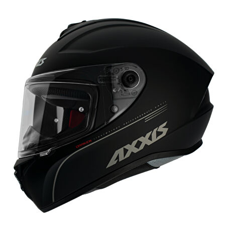 Axxis Kapalı Kask Draken S V.2 Solıd Mat Siyah