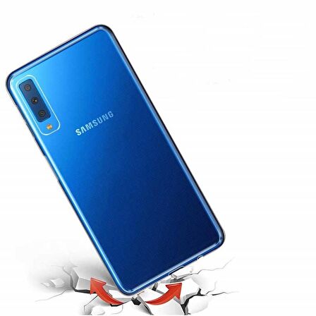 Gpack Samsung Galaxy A50 Kılıf Süper Silikon KorumaNano Glass