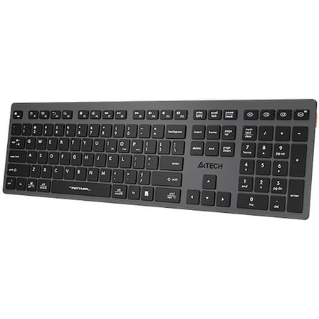 Fstyler Fbx50C Gri Bluetooth +2.4G Nano Fn Şarjlı Multimedya Kablosuz Klavye